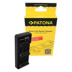   PATONA akkumulátor töltő (dupla) (for Sony NP-F) (USB-C // micro USB) (1886)