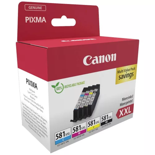 Canon CLI-581XXL 4in1 tintapatron multipack (C/M/Y/BK) (1998C005)