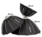 MIKROSAT 12click nyitható BeautyBox Softbox (65cm)