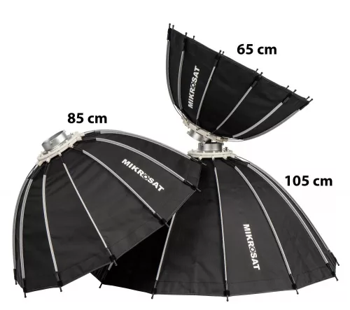 MIKROSAT 12click nyitható BeautyBox Softbox (65cm)