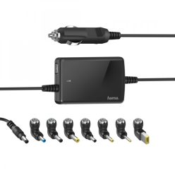   Hama Univerzális Notebook Autós Töltő "SLIM&LIGHT" (15-19V) (70W) (200008)