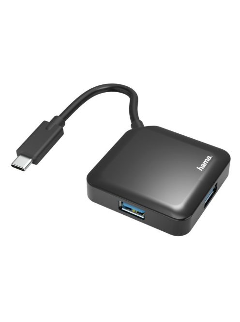 Hama USB-C HUB to USB-A (black) (200112)
