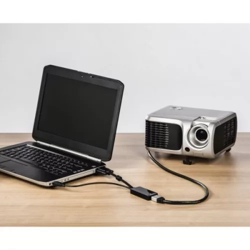 Hama VGA to HDMI adapter + USB (audió) (200342)