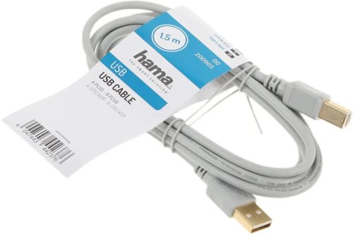 Hama USB kábel (USB-A // USB-B) (USB 2) (1,5M) (480Mbps) (200903)