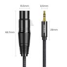 UGREEN AV182 XLR (anya) - Jack 3.5mm (apa) kábel (2m) (black) (20244)