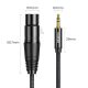 UGREEN AV182 XLR (anya) - Jack 3.5mm (apa) kábel (2m) (black) (20244)
