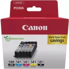 Canon PGI-580PGBK // CLI-581C/M/Y/BK (5in1) tintapatron (multipack) (2078C007)