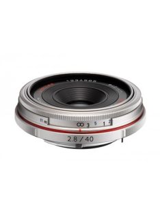 Pentax HD DA 40mm /2.8 Limited objektív - ezüst színű
