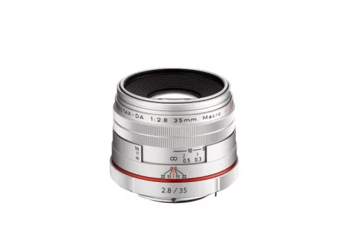 Pentax HD DA 35mm f/2.8 Macro Limited objektív - ezüst színű