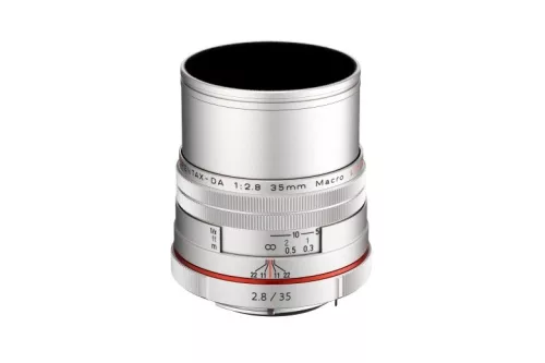 Pentax HD DA 35mm f/2.8 Macro Limited objektív - ezüst színű
