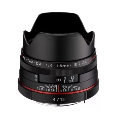 Pentax HD DA 15mm /4 ED AL Limited objektív - fekete színű