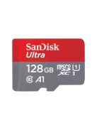 SanDisk Ultra® microSDXC™ 128GB memóriakártya + adapter (UHS-I) (140MB/s) (Class10) (A1) (215422)