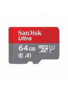 SanDisk Ultra® microSDXC™ 64GB memóriakártya + adapter (UHS-I) (140MB/s) (Class10) (A1) (215426)