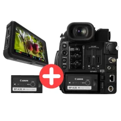   Canon EOS C200 Pro videokamera (4K) + Atomos Ninja V + extra BP-A30 akkumulátor Kit (2215C035)