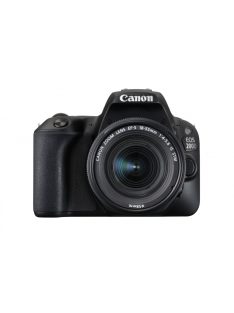   Canon EOS 200D 1+2 év garanciával** + EF-S 18-55/4-5.6 IS STM - fekete színű