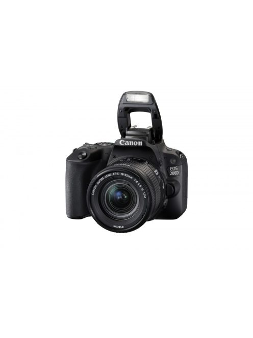 Canon EOS 200D év garanciával** + EF-S 18-55/4-5.6 IS ST
