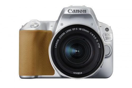 Canon EOS 200D váz 1+2 év garanciával** + EF-S 18-55/4-5.6 IS STM - ezüst színű