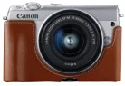 Canon EOS M100 Light Brown bőr tok (EH31-FJ)