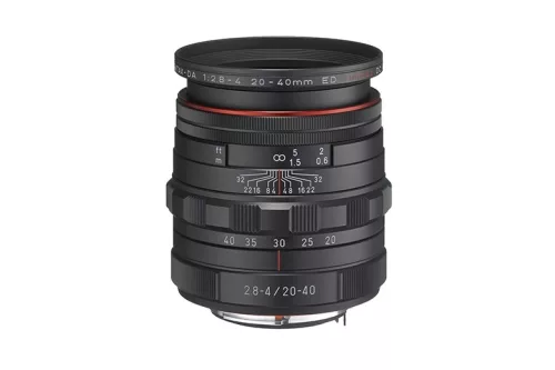 Pentax HD DA 20-40mm f2.8-4 ED Limited DC WR objektív - fekete színű