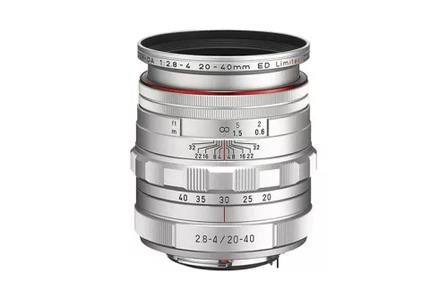 Pentax HD DA 20-40mm f2.8-4 ED Limited DC WR objektív - ezüst színű