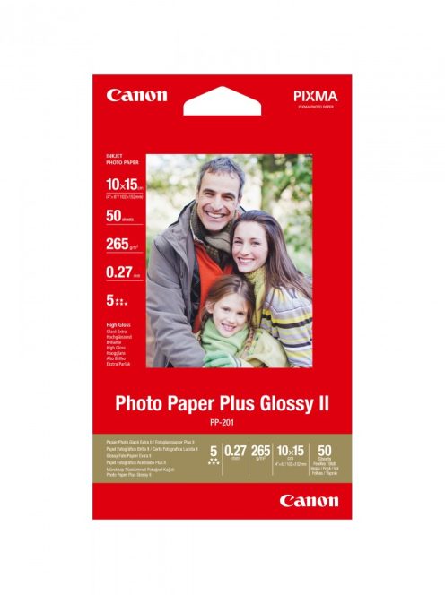 Canon PP-201 Photo Paper Plus Glossy II (10x15cm) (50 lap) (2311B003)