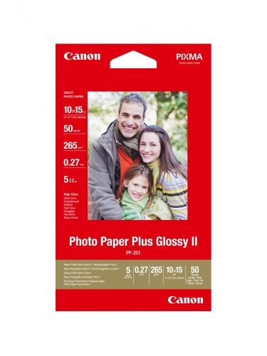 Canon PP-201 Photo Paper Plus Glossy II (10x15cm) (50 lap) (2311B003)