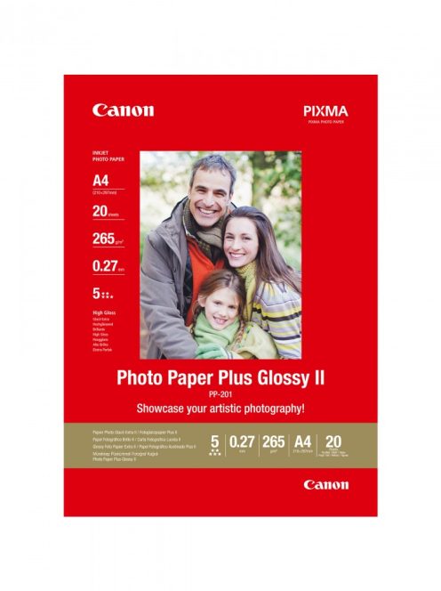 Canon PP-201 Photo Paper Plus Glossy II (A4) (20 lap) (2311B019)