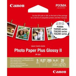   Canon PP-201 Photo Paper Plus Glossy II (9x9cm) (20 lap) (2311B070)