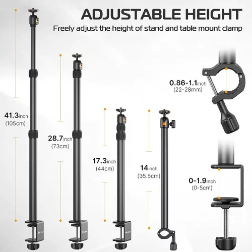 Ulanzi Vijim LS02 multifunkciós, asztalra rögzíthető + 1 karos állvány (2487)