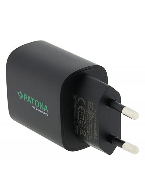 PATONA Premium PD20W USB-C töltő (PD3.0) (black) (2591)