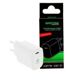 PATONA Premium PD20W USB-C töltő (PD3.0) (white) (2592)