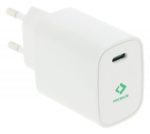PATONA Premium PD20W USB-C töltő (PD3.0) (white) (2592)