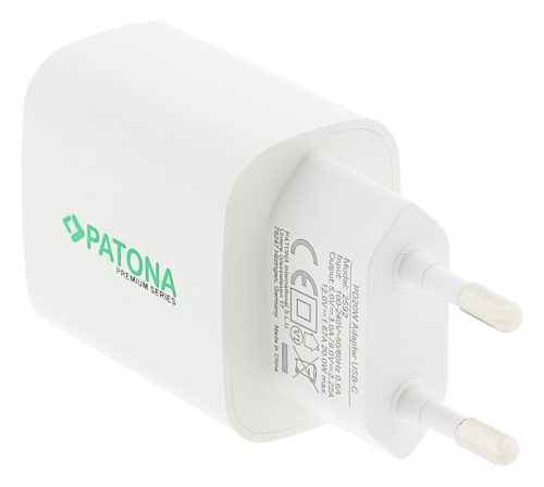 PATONA Premium PD20W USB-C töltő (PD3.0) (white) (2592)