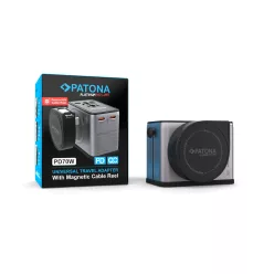  PATONA Platinum PD70W univerzális hálózati adapter mágneses töltővel 3x USB-C 1xUSB-A (EU, UK & US csatlakozóval)