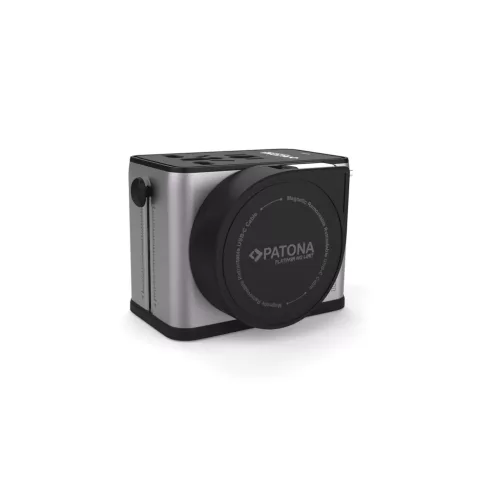 PATONA Platinum PD70W univerzális hálózati adapter mágneses töltővel 3x USB-C 1xUSB-A (EU, UK & US csatlakozóval)
