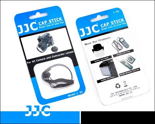 JJC gumis objektívsapka tartó