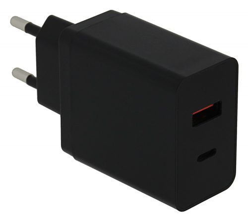 PATONA Premium PD36W USB-C // USB-A töltő (PD3.0 // QC3.0) (black) (2638)
