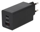 PATONA PD65W 2x USB-C // USB-A PREMIUM töltő (PD3.0 // QC3.0) (black) (2640)