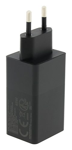 PATONA PD65W 2x USB-C // USB-A PREMIUM töltő (PD3.0 // QC3.0) (black) (2640)