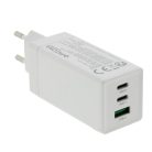 PATONA PD65W 2x USB-C // USB-A PREMIUM töltő (PD3.0 // QC3.0) (white) (2642)