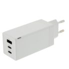PATONA PD65W 2x USB-C // USB-A PREMIUM töltő (PD3.0 // QC3.0) (white) (2642)