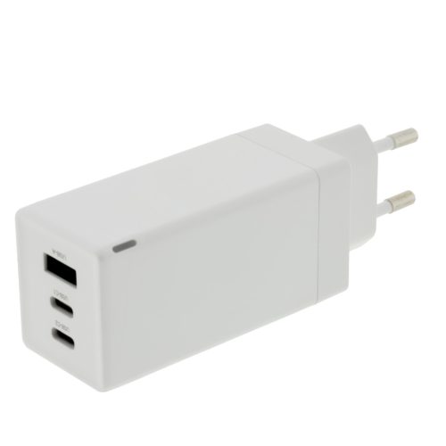 PATONA PD65W 2x USB-C // USB-A PREMIUM töltő (PD3.0 // QC3.0) (white) (2642)