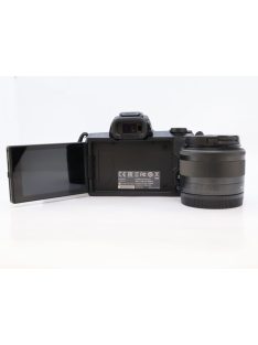   Canon EOS M50 váz + EF-M 15-45mm / 3.5-6.3 IS STM - (HASZNÁLT - SECOND HAND)