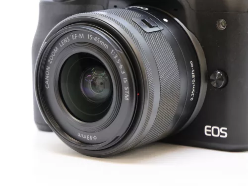Canon EOS M50 váz + EF-M 15-45mm / 3.5-6.3 IS STM - (HASZNÁLT - SECOND HAND)