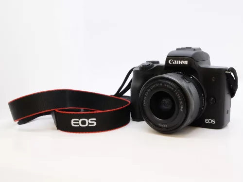 Canon EOS M50 váz + EF-M 15-45mm / 3.5-6.3 IS STM - (HASZNÁLT - SECOND HAND)