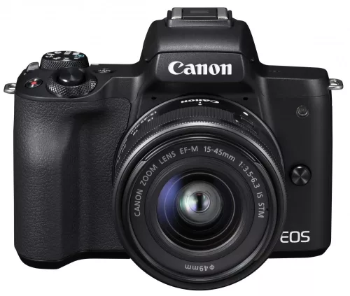 Canon EOS M50 váz (black) + EF-M 15-45mm IS STM + EF-M 55-200mm IS STM (2680C022)