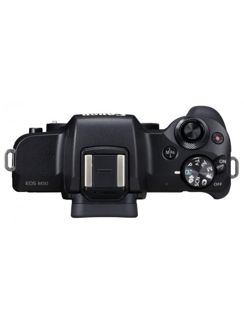 Canon EOS M50 váz (black) + EF-M 15-45mm IS STM + EF-M 22mm /2.0 STM (2680C032)