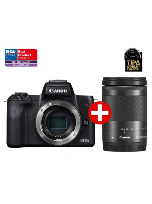 Canon EOS M50 + EF-M 18-150mm/3.5-6.3 IS STM (black) (2680C042)