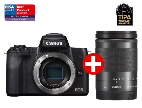 Canon EOS M50 + EF-M 18-150mm/3.5-6.3 IS STM (black) (2680C042)
