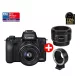 Canon EOS M50 + EF-M 15-45mm + EF 50/1.8 STM + EF-EOS M adapter (2680C061)